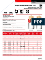 PVC Flat Wiring Cables With Bare CPC: Cable Characteristics