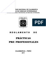 Reglamento Practicas Pre Profesionales Veterinaria (1)
