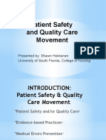 Patient Safety Quality Care Movement-Leadership Abridged For Data