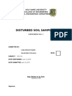 Lab Report Disturb Soil Sampling Final