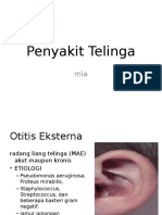 Penyakit Telinga Mia