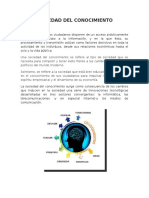 Sociedad Del Conocimiento Concepto