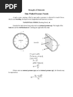 Thin Walled Pressure Vessels