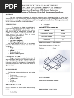 Design Report of a Go Kart Vehicle