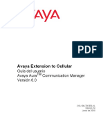 Avaya de Extension a Celular