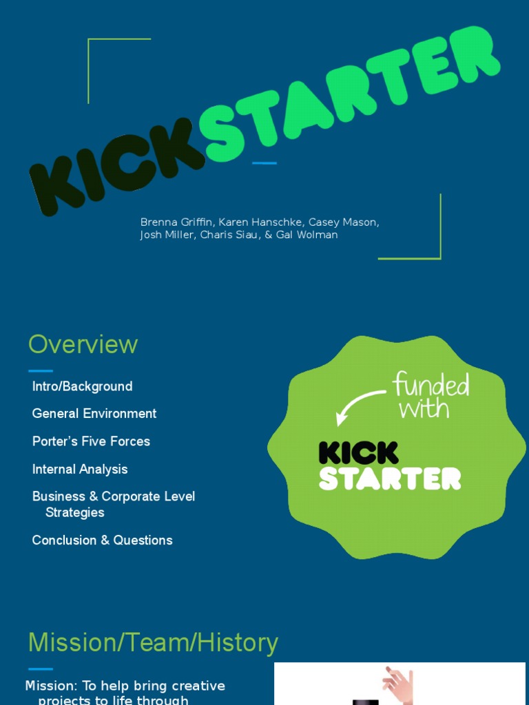 Kickstarter | PDF | Kickstarter | Strategic Management