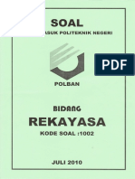 SMB POLBAN 2010 - Bidang Rekayasa PDF