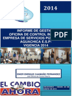 Informe de Gestin Definitivo de La Oficina de Control Interno Vigencia 2014