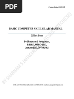 Bcs Lab New Syllabus Manual 15CS11P