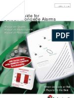Aico product guide for the Carbon Monoxide domestic Alarms 