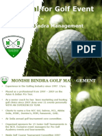 Proposal: For Golf Event