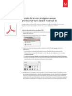 Adobe Acrobat Xi Edit Text and Images in a PDF File Tutorial e