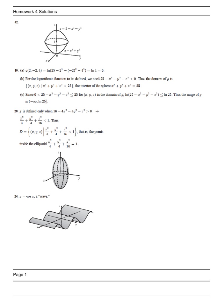 Homework 4 Solutions | PDF | Home & Garden