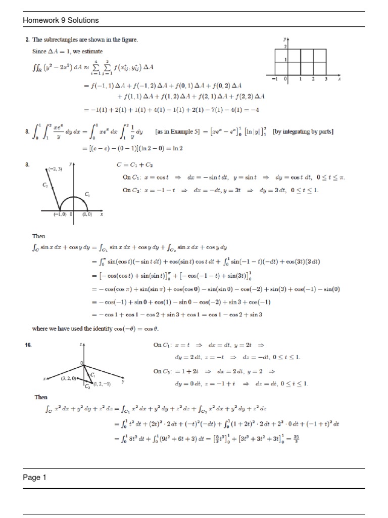 Homework 9 Solutions | PDF