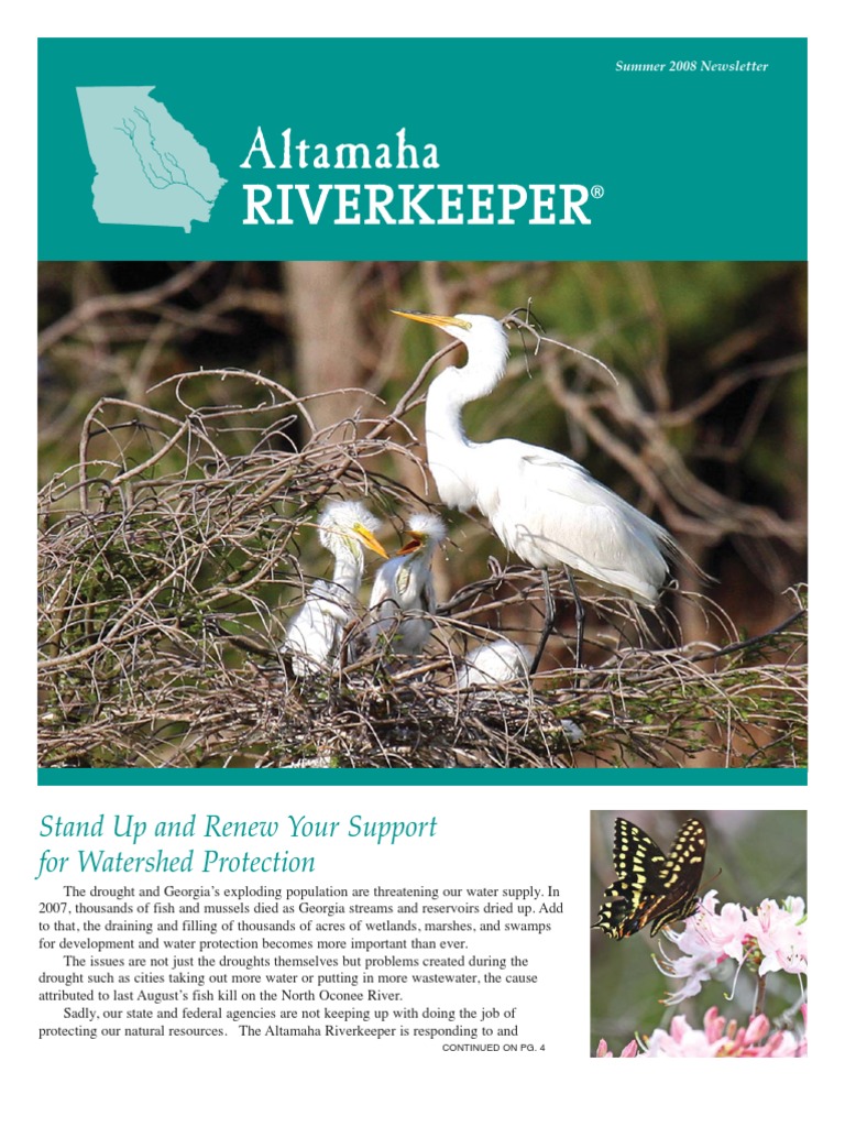 Summer 2008 Altamaha Riverkeeper PDF Fossil Fuel Power Station