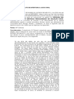 Auto de Apertura A Juicio Oral