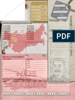 Weird War II Soviet Character sheets