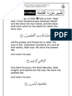Grade 1 Islamic Studies - Worksheet 7.2 - Tafseer Surah Al-Fatihah (Part 2)
