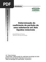 Determinação do Coeficiente de Partição de uma Substancia em dois Líquidos Imiscíveis.pdf
