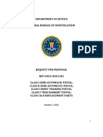 RFP Format FBI Solicitation