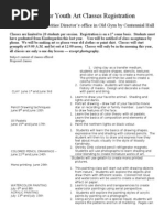 Download Summer Youth Art Classes Registration Form 2010 by pschemmer SN31938379 doc pdf