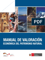 Manual Valoracion Economica Del Patrimonio Natural
