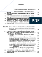 Tabla Contenido Indicadores en Cadena Sumnistro