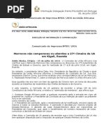 UNIÃO AFRICANA Marrocos Julho 2016