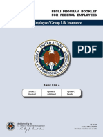 FEGLI Program Booklet For Federal Employees