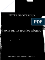 Critica de La Razon Cinica-P. Sloterdijk PDF