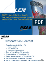 MCAA's Latest Member Benefit: The Internet-Based Database Version of The MCAA Labor Estimating Manual