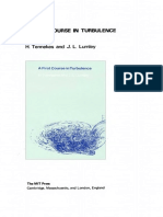 Tennekes H., Lumley J. L. - A First Course in Turbulence (1972)(en)