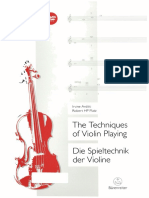The Techniques of Violin Playing - Arditti, Platz