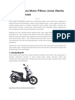 7 Rekomendasi Motor Pilihan Untuk Wanita Bertubuh Pendek.docx