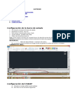 Comandos y Configuraciones (AUTOCAD)