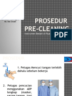 Prosedur Pre Cleaning