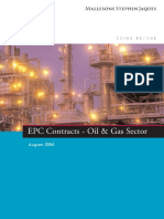 EPC Contracts in The Oil Gas Sector August 2004 PDF