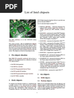 List of Intel Chipsets