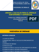 Unidad 04 Calculos para El Drenaje Subterraneo 02 PDF