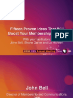 Fifteen Proven Ideas That Will Boost Your Membership Results