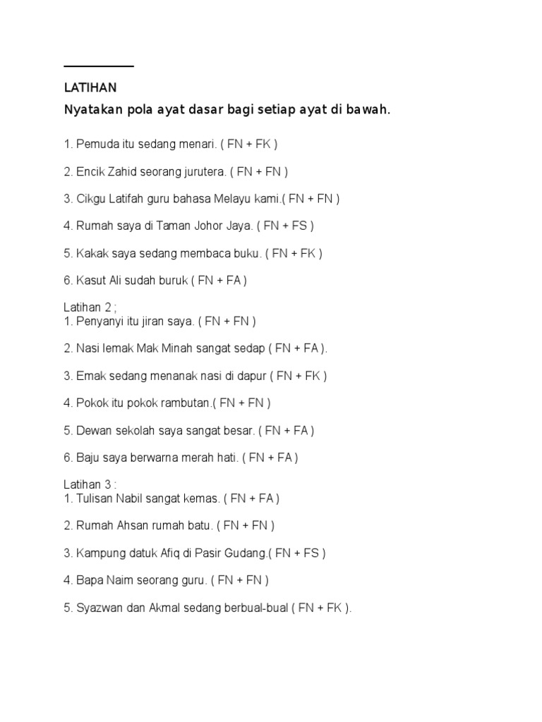 Contoh Soalan Kesalahan Tatabahasa Spm - Selangor a