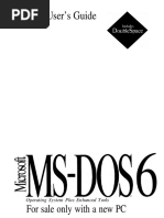 MS-Dos 6 Concise User's Guide PDF