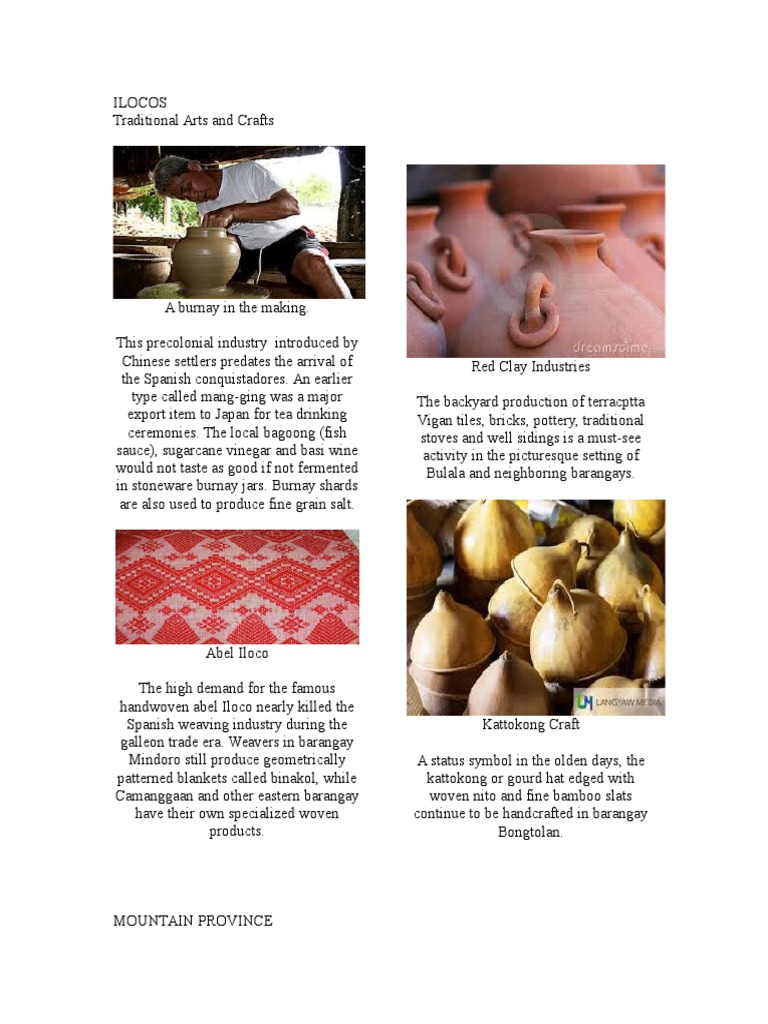 Folk Arts and Craft of Luzon Etc | PDF | Weaving | Arts (General)