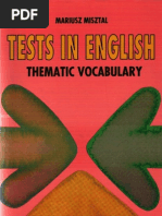 Download Tests in English Thematic Vocabulary by Natalia Szlitkus Dbrowska SN31942826 doc pdf