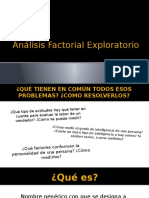 Análisis Factorial Exploratorio