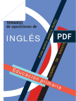 Temario de Oposiciones De: Inglés