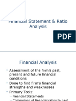 Financial Statement & Ratio Analysis