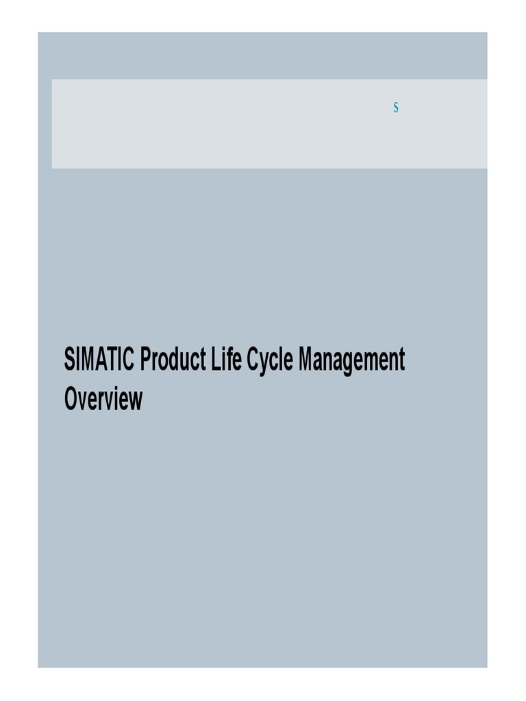 SIMATIC - Product Life Cycle S7-200 | PDF | Product Lifecycle | Siemens