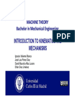 Intrintroduction to Kinematics and Mechanisms