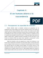 Capitulo 2 Ser Humano Abierto Trascendencia PDF